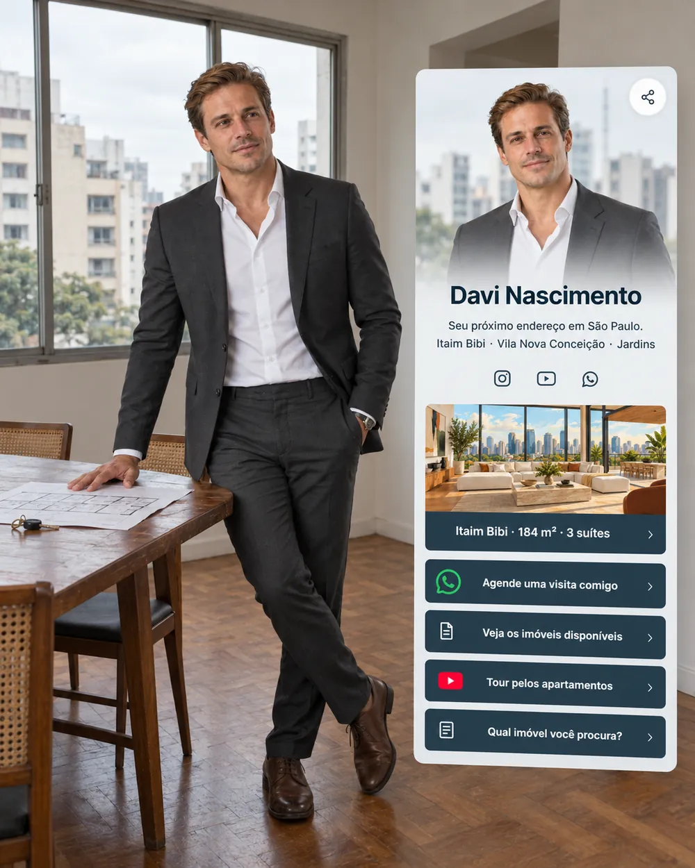 Davi Nascimento, imóveis de alto padrão